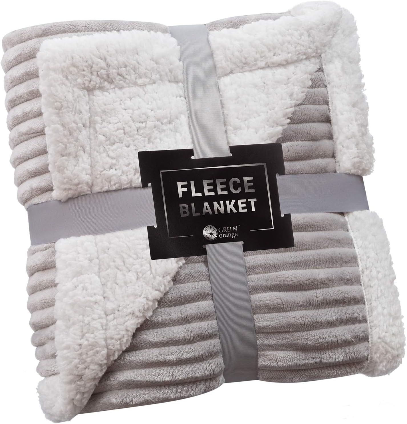 Sherpa Blanket Fleece Throw – 50x60, Pearl Grey – Soft, Plush, Fluffy, Warm, Cozy, Thick – ... | Amazon (US)