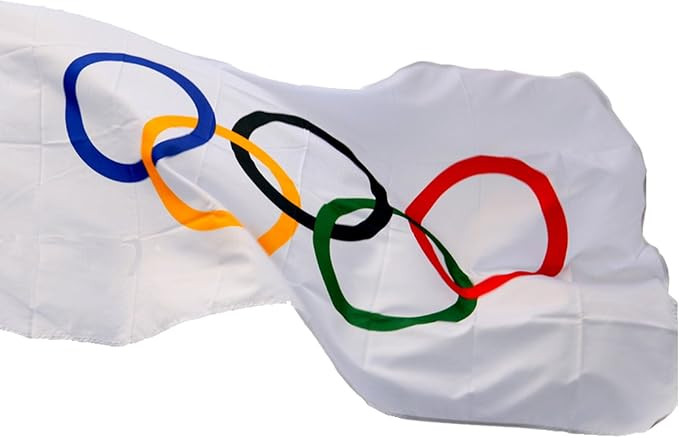 Nylon Olympics Flag 3 Feet x 5 Feet | Amazon (US)