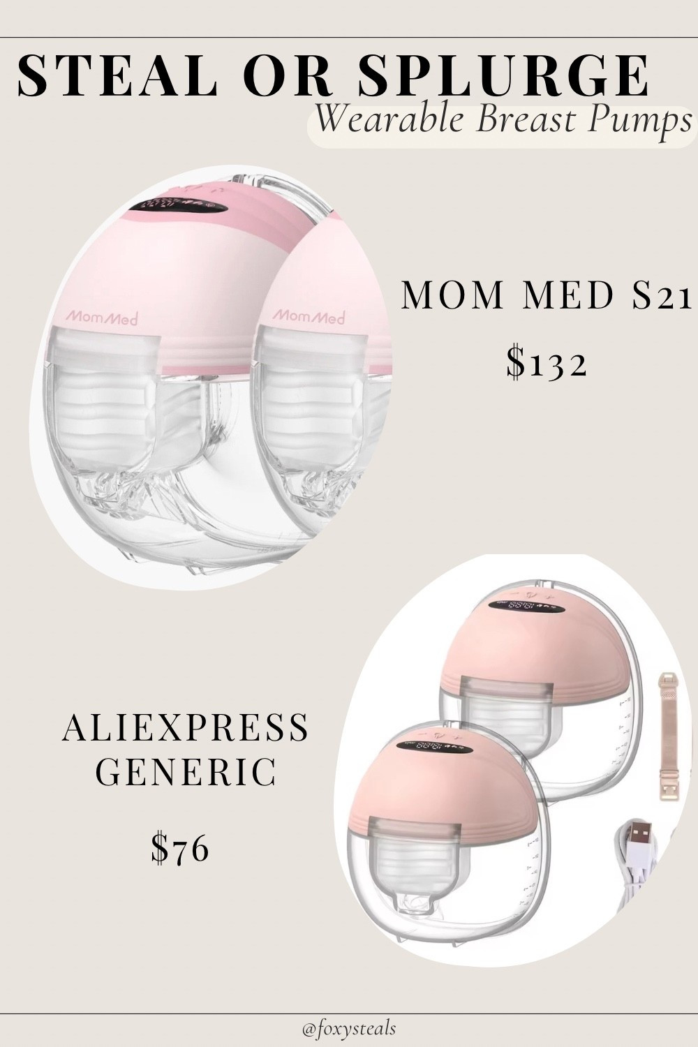 Hands-free pumping just got affordable! This wearable breast pump dupe gives moms freedom, comfort, and discretion without the luxury price. Perfect for multitasking at home, work, or on the go. Tap to shop this budget-friendly alternative 🦊✨ #WearablePump #BreastfeedingMom #MomLife #AffordableBabyGear


#LTKKids #LTKBaby #LTKBump