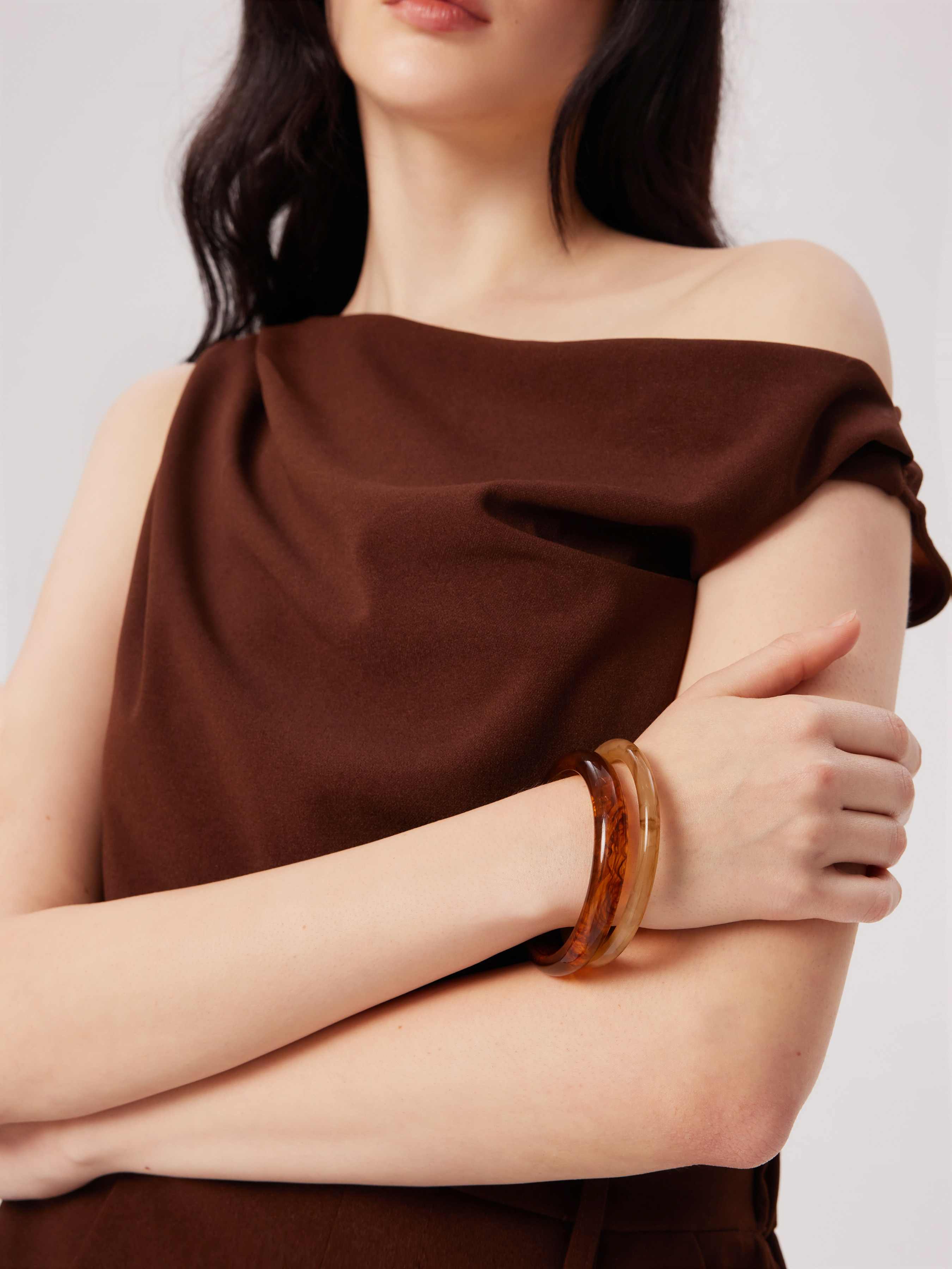 2PCS MARBLE PATTERN BRACELET SET For Daily Casual Vacation | Cider