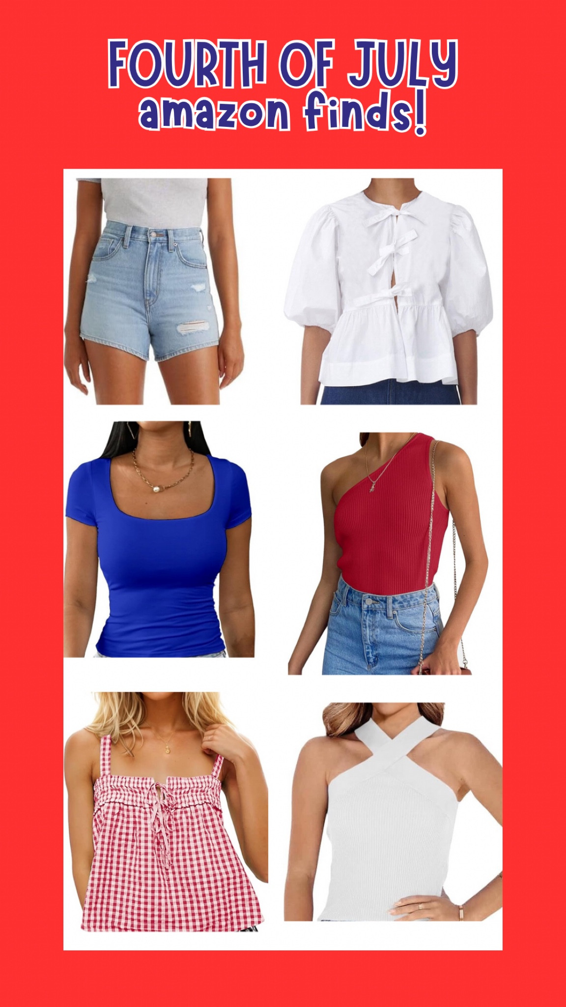 #fourthofjuly #outfitinspo #america #redwhiteblue #amazonfind #ltkholiday #summerfashion #ltkunder50

#LTKfindsunder50 #LTKparties #LTKSeasonal