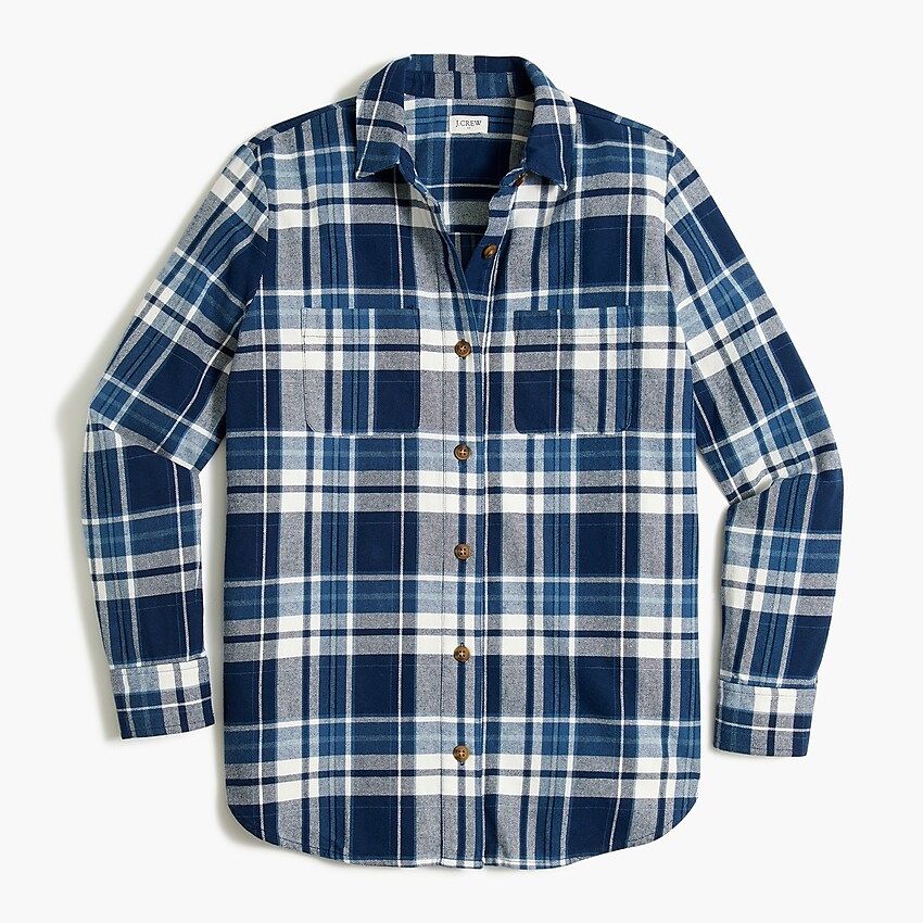 Flannel shirt-jacket | J.Crew Factory