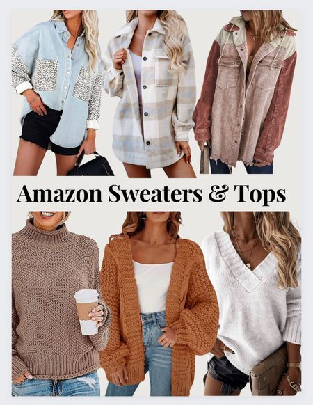 Amazon sweaters and tops! 

#LTKfit #LTKstyletip #LTKSeasonal