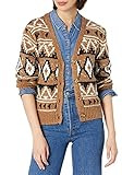 BB DAKOTA by Steve Madden Women's Spice of Life Cardigan, Camel, Brown, Print, S at Amazon Women... | Amazon (US)