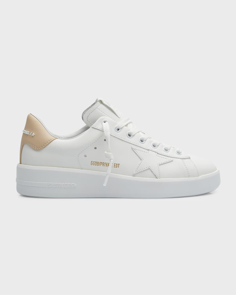 Golden Goose Pure Star Bicolor Leather Low-Top Sneakers | Neiman Marcus