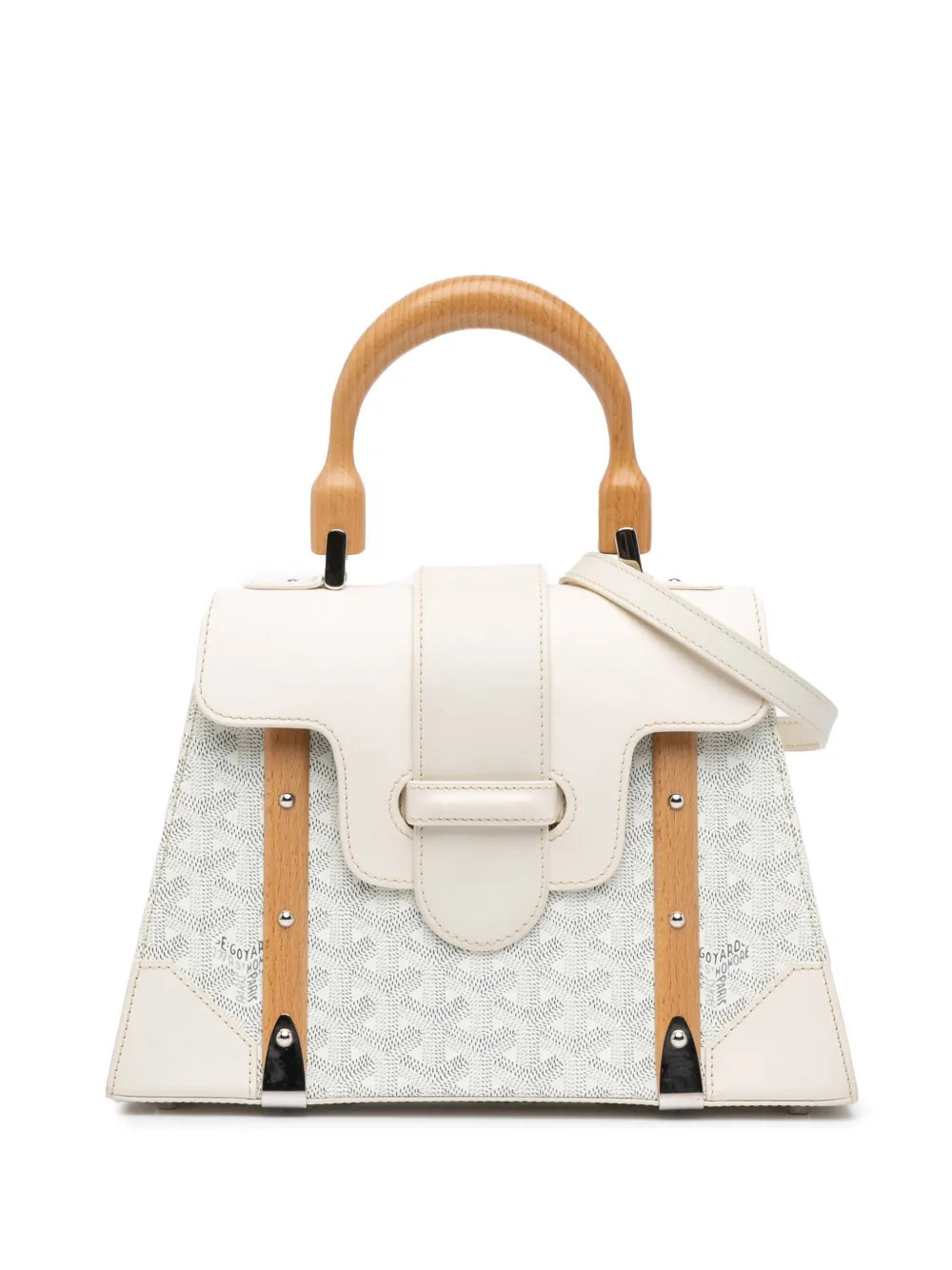 Goyard Pre-Owned 2018 Goyardine Saigon PM satchel - White | Farfetch Global