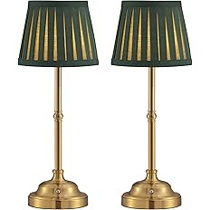 KDG Cordless LED Table Lamp Set of 2, Portables Fabric Shade Desk Lamps, 5000mAh Rechargeable Bat... | Amazon (US)