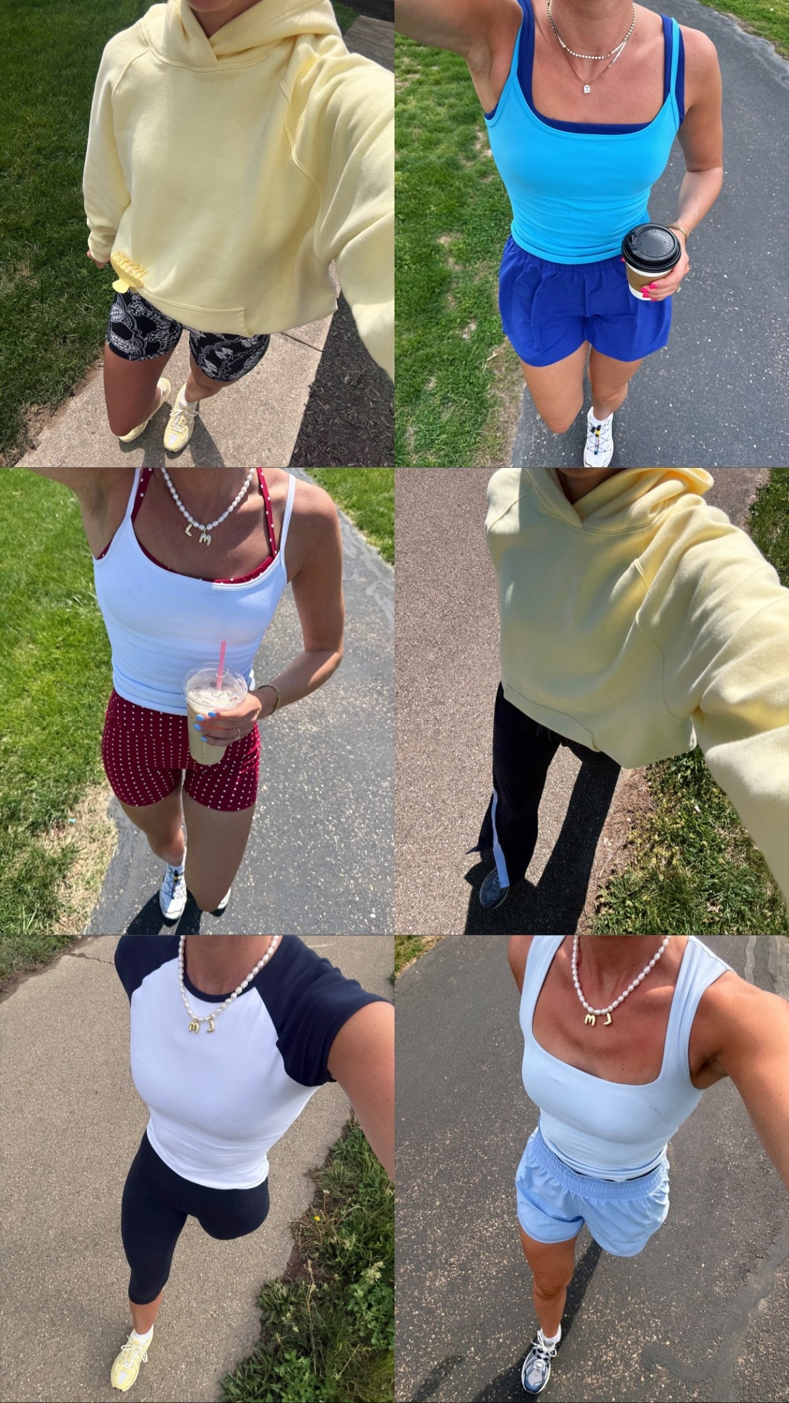 Walk outfits this week 🍓🌼