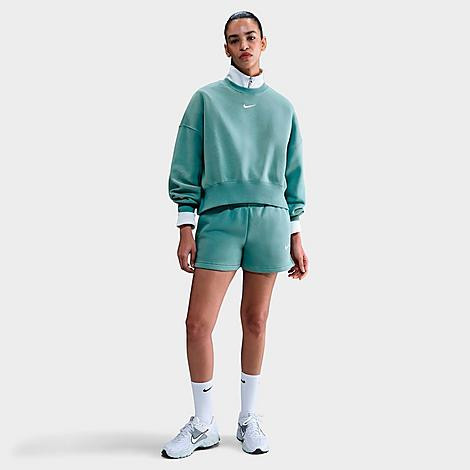 Nike Women's Sportswear Phoenix Fleece Oversized Crewneck Sweatshirt in Cannon/Sail Size: XS | Finish Line (US)