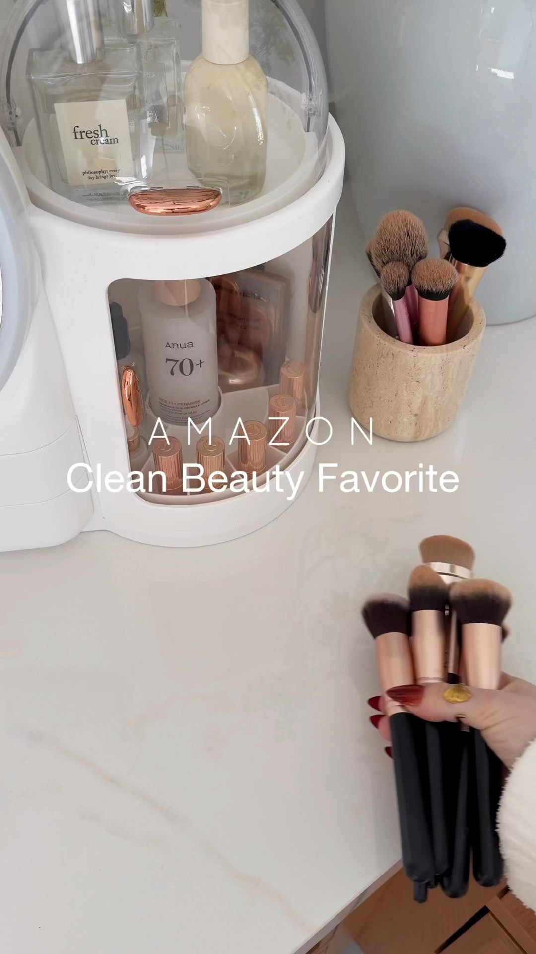 This make-up brush cleaner is a must have! Regular cleaning keeps brushes soft, improves makeup application, and helps prevent skin issues like clogged pores or breakouts.
 

 #LTKBeauty