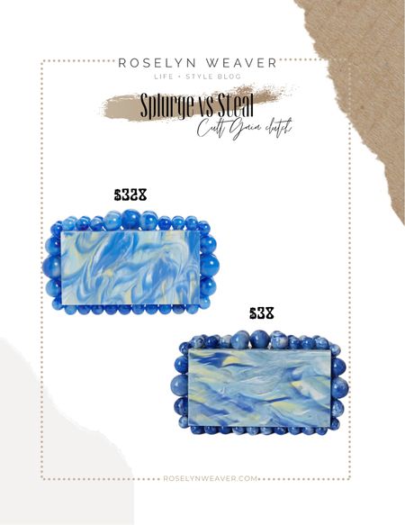 Splurge vs save - Cult Gaia acrylic box clutch

#LTKitbag #LTKunder50 #LTKstyletip