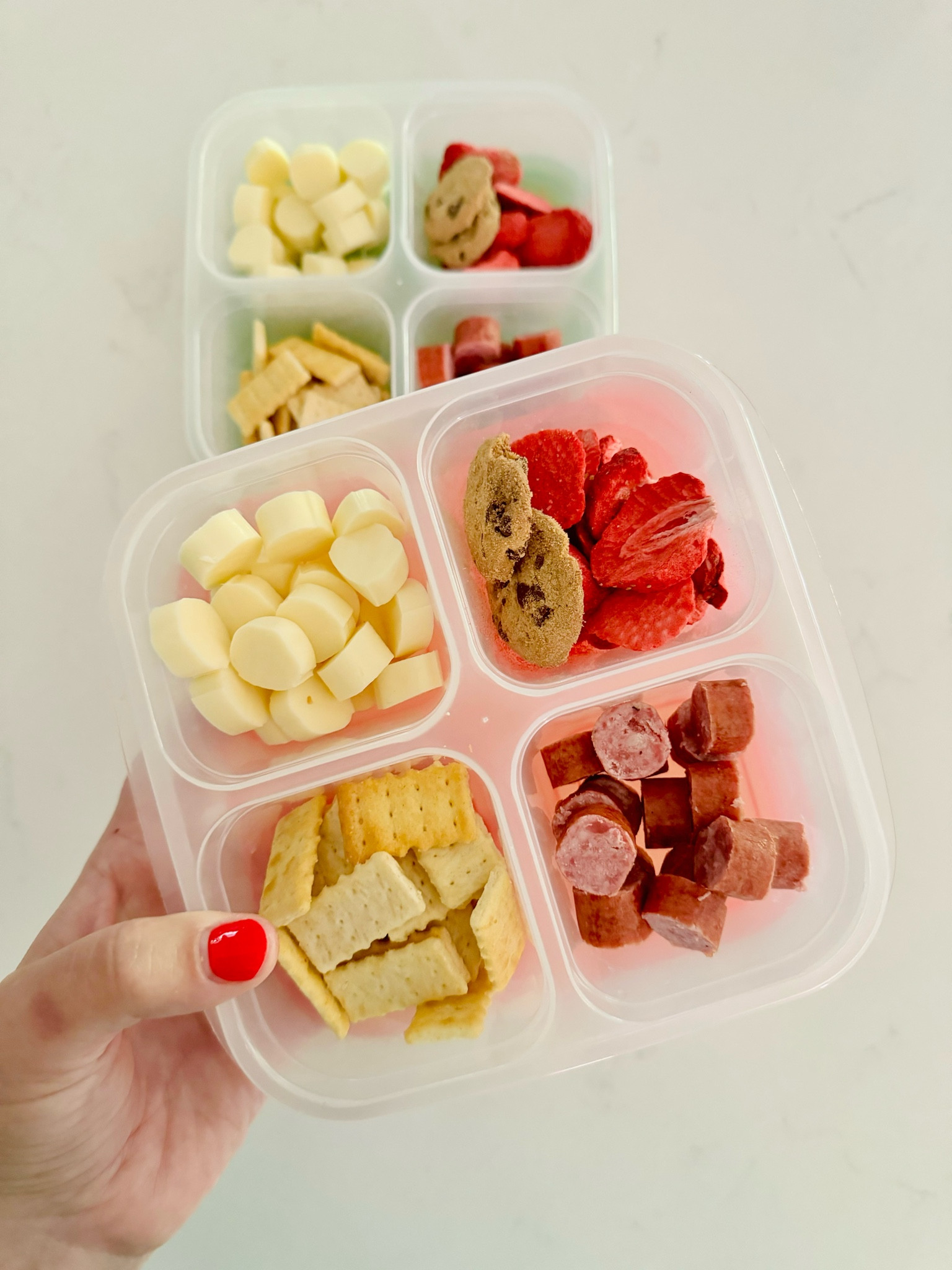 Easy lunchboxes 4 compartment containers 