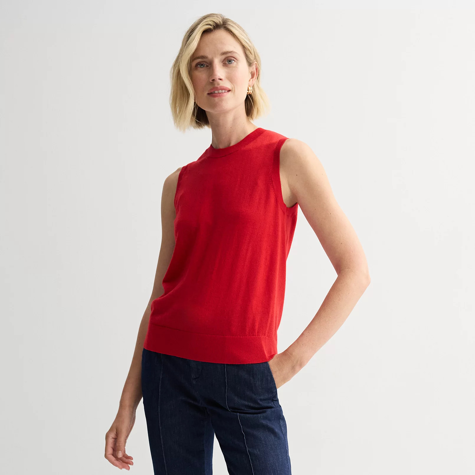 Women's Nine West Crewneck Sweater Shell | Kohl's