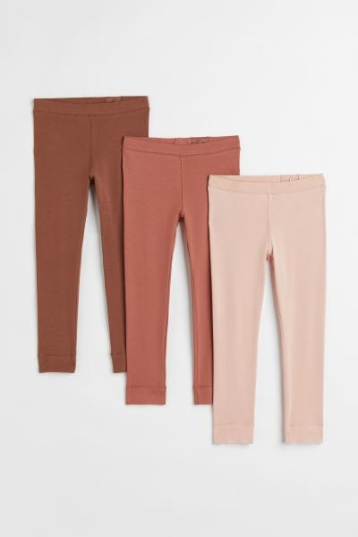 Kids Exclusive. Leggings in soft, organic cotton jersey. Adjustable, elasticized waistband. | H&M (US + CA)