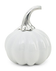 5.5x6.25 Ceramic Heirloom Medium Pumpkin With Metal Stem | Decor | Marshalls | Marshalls