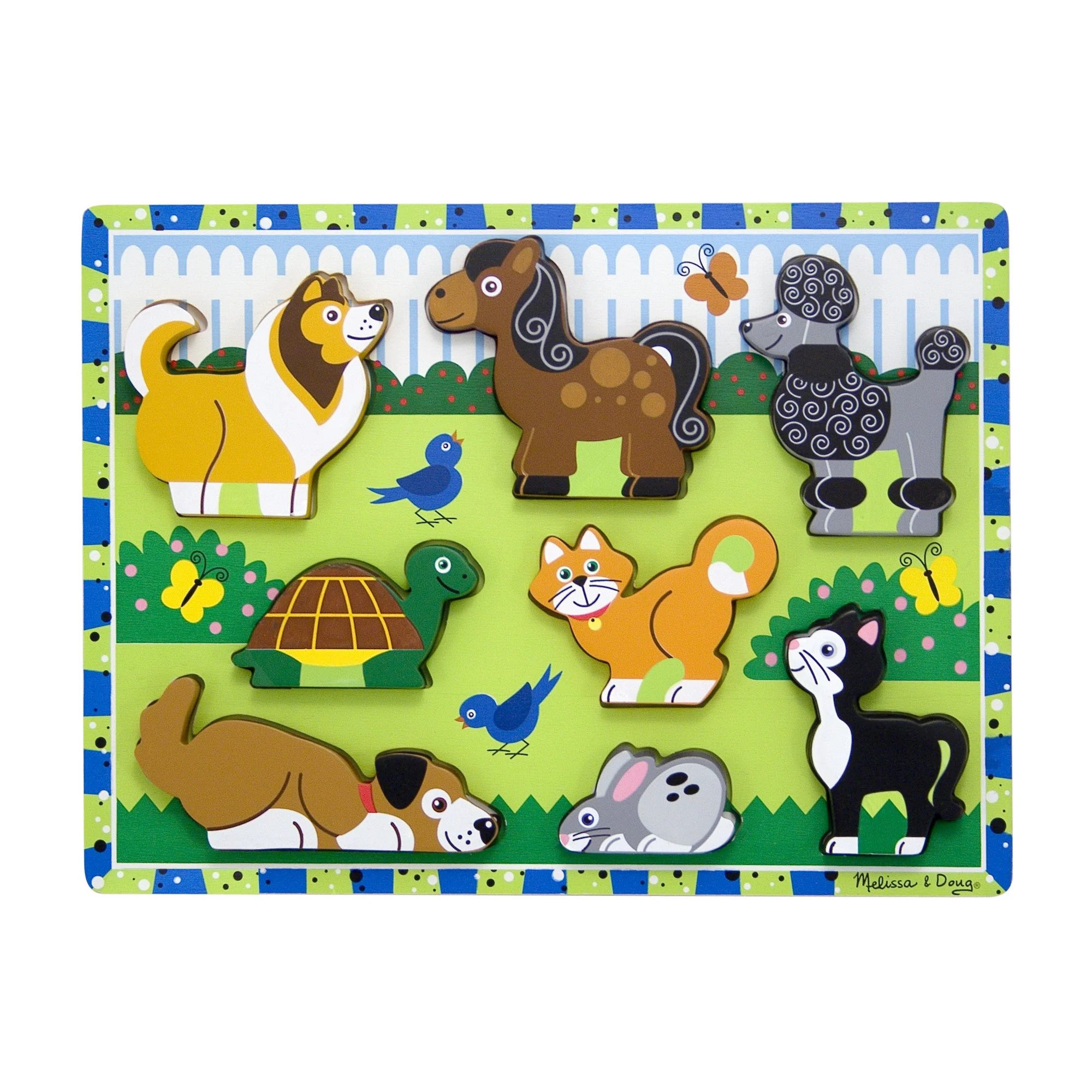Melissa & Doug Pets Wooden Chunky Puzzle (8 pcs) - FSC Certified | Walmart (US)