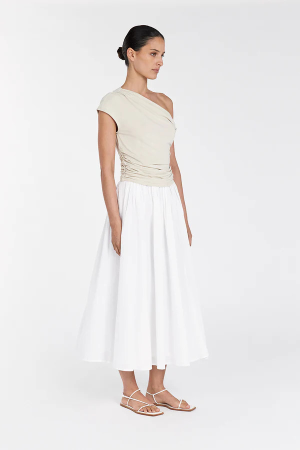 RIO OAT DRAPED TWIST KNIT TOP | DISSH