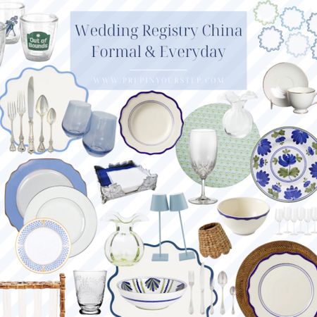 As someone who is overly visual, putting together the different formal and everyday China we registered for in a single graphic was incredibly helpful when it came to getting an overall visual of what our table could look like for various occasions!

Today’s Wedding Wednesday blog post digs deeper into my registry process for tabletop items and my thoughts behind what I’d like for each setting to feel like! While registering in person was helpful for our formal place setting, I’ve been loving @overthemoon as a hub when it comes to registering for items both on their site as well as from other favorite online retailers!

You can find all the details and links to many of the items shown at www.PrepInYourStep.com! 

#LTKhome #LTKwedding #LTKunder100