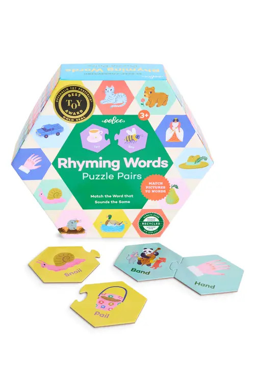 eeBoo Rhyming Words Puzzle Pairs in Multi at Nordstrom | Nordstrom