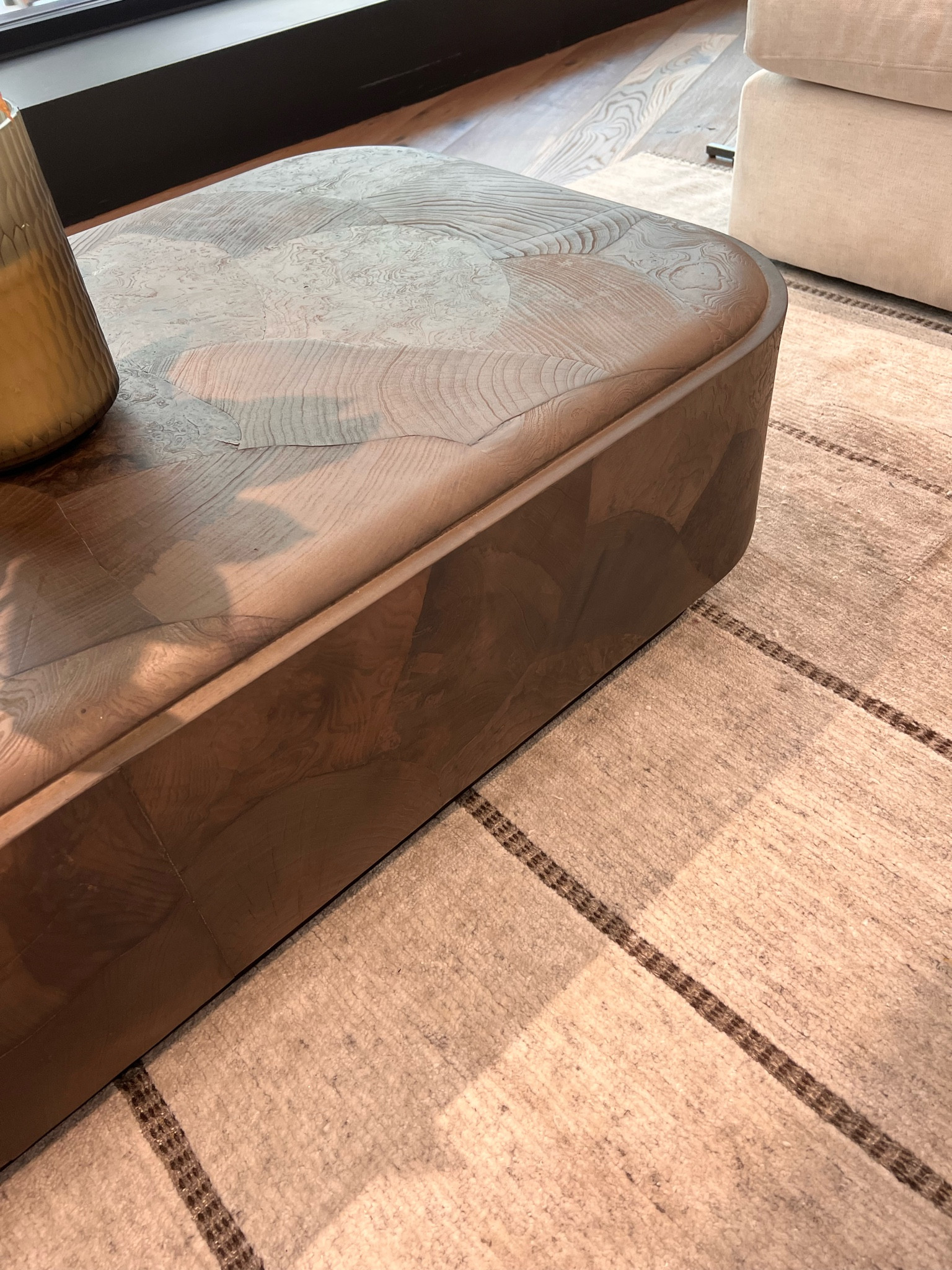 Organic Modern / Transitional Living Room

Coffee table, solid wood, stripe rug 

#LTKhome #LTKstyletip