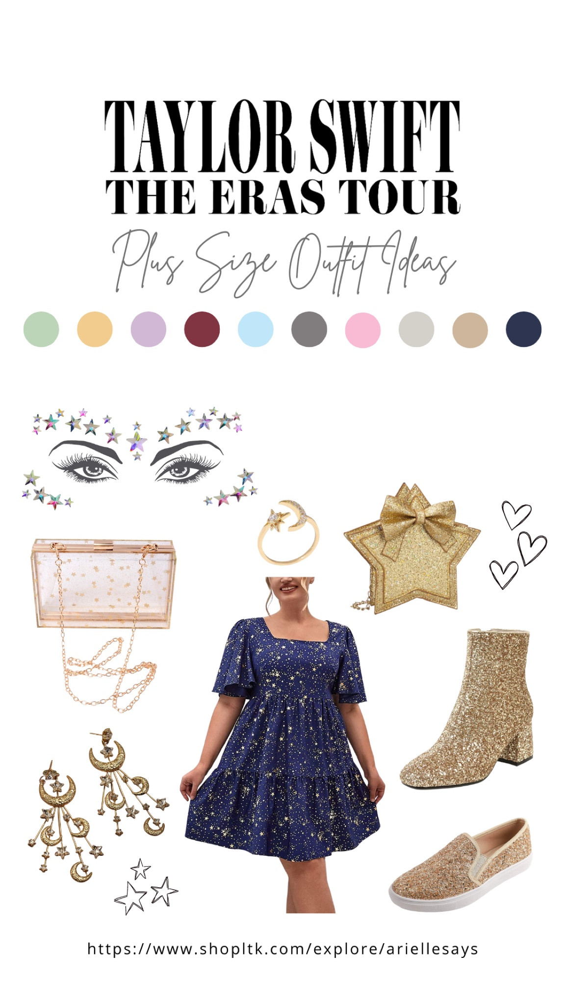 Plus size Taylor swift eras outfit, midnights edition! 

#LTKFestival #LTKcurves