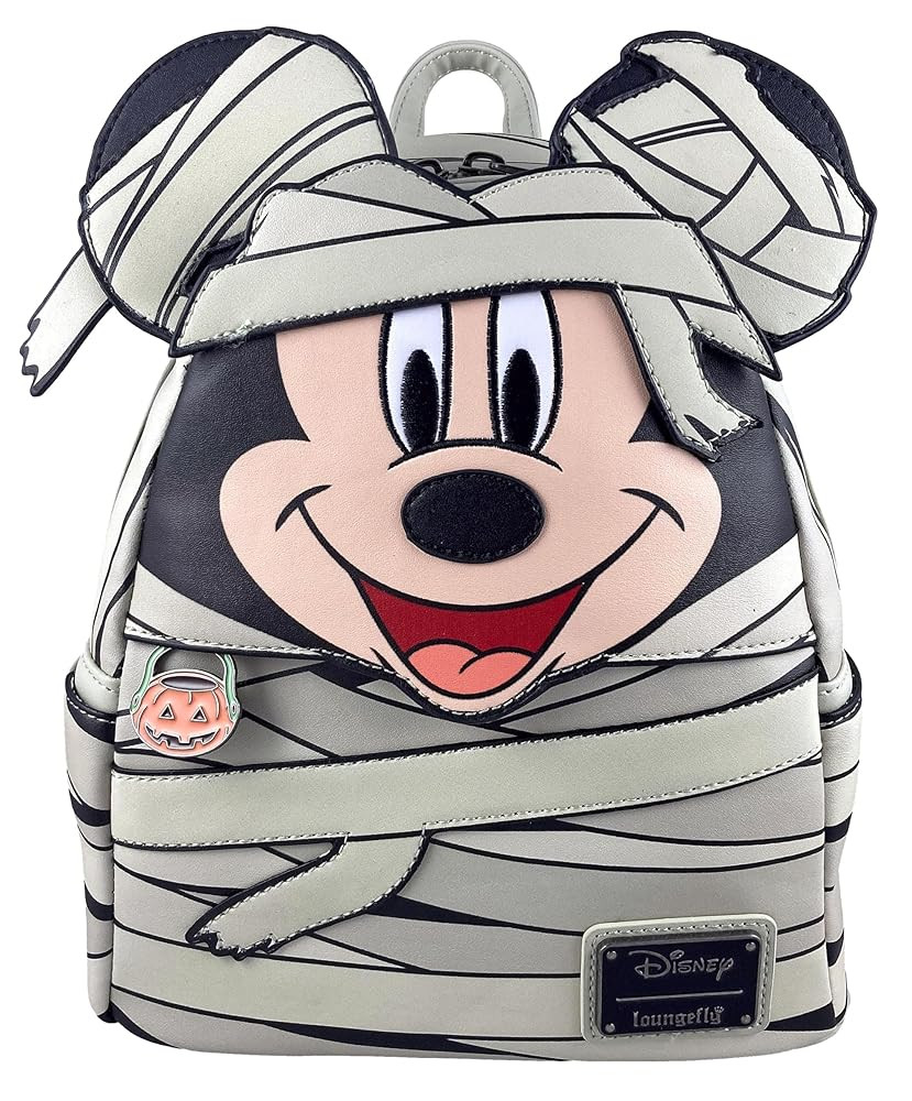 Loungefly Disney Mickey Mouse Mummy Halloween Womens Double Strap Shoulder Bag Purse | Amazon (US)
