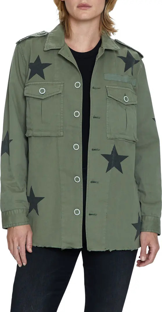 Pistola Cammy Star Print Twill Utility Jacket | Nordstrom | Nordstrom