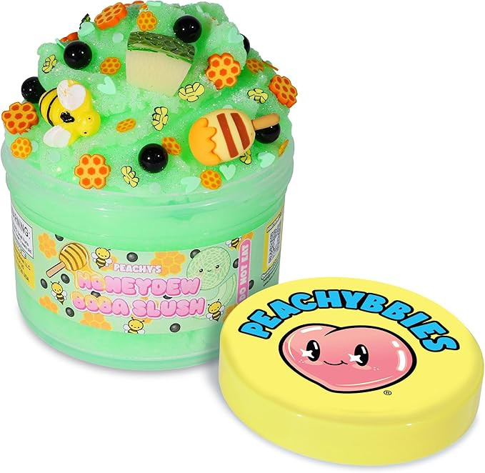 Peachybbies Honeydew Boba Slush Slime, Made in USA Premium, 100% Authentic, 7 oz. ICEE, Scented f... | Amazon (US)