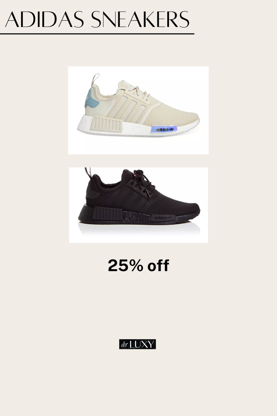 Adidas NMD on sale at check out 
Size 1/2 DOWN 
MY FAVORITE SNEAKERS, the most comfortable sneakers ever! 

exercise shoes 
Fall outfits 
Travel shoes 




#LTKshoecrush #LTKfit #LTKsalealert
