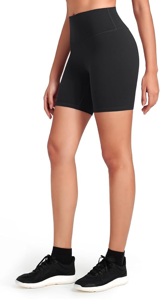 HeyNuts Essential/Workout Pro Biker Shorts for Women, High Waisted Workout Gym Compression Yoga S... | Amazon (US)