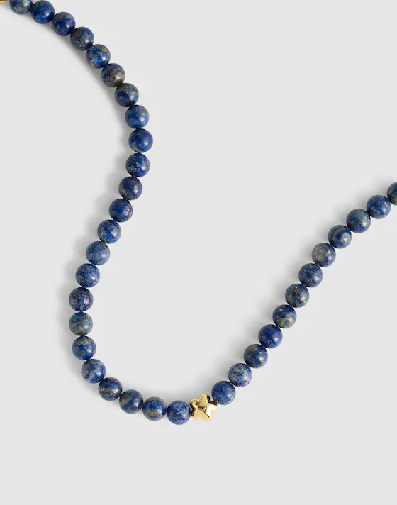 Semiprecious Charm Beaded Choker Necklace | Madewell