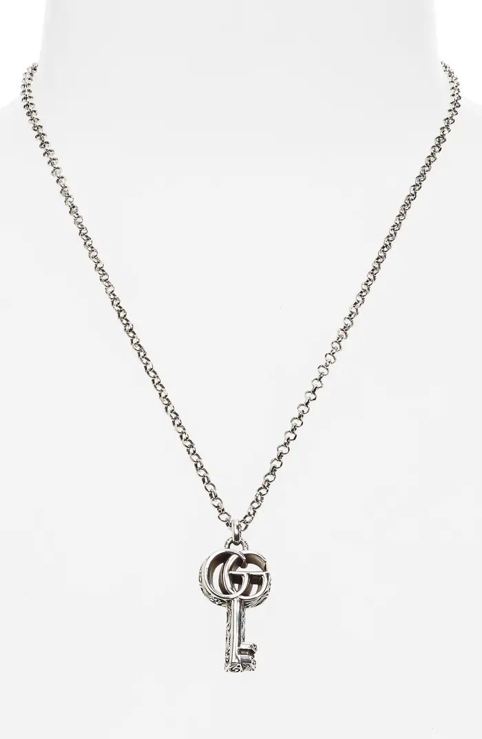 GG Silver Key Necklace | Nordstrom