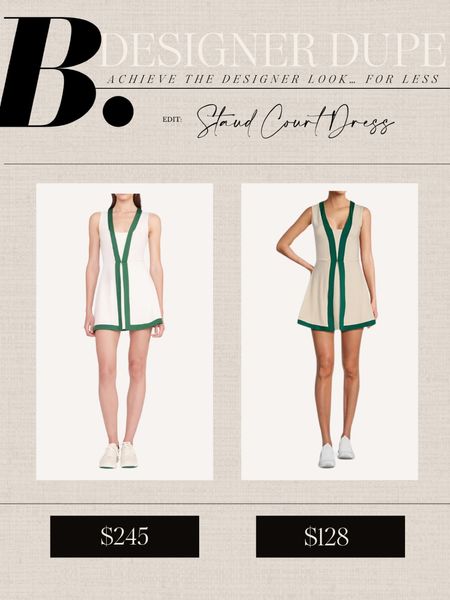 An amazing designer dupe for the Staud Court dress! 

~Erin xo 

#LTKFitness #LTKSeasonal