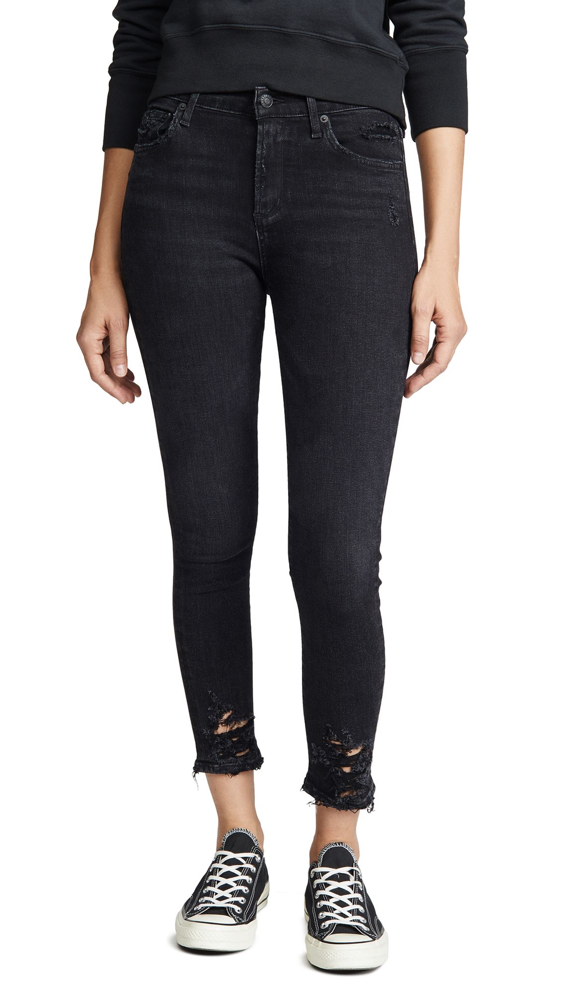 AGOLDE Sophie Crop High Rise Skinny Jeans | Shopbop