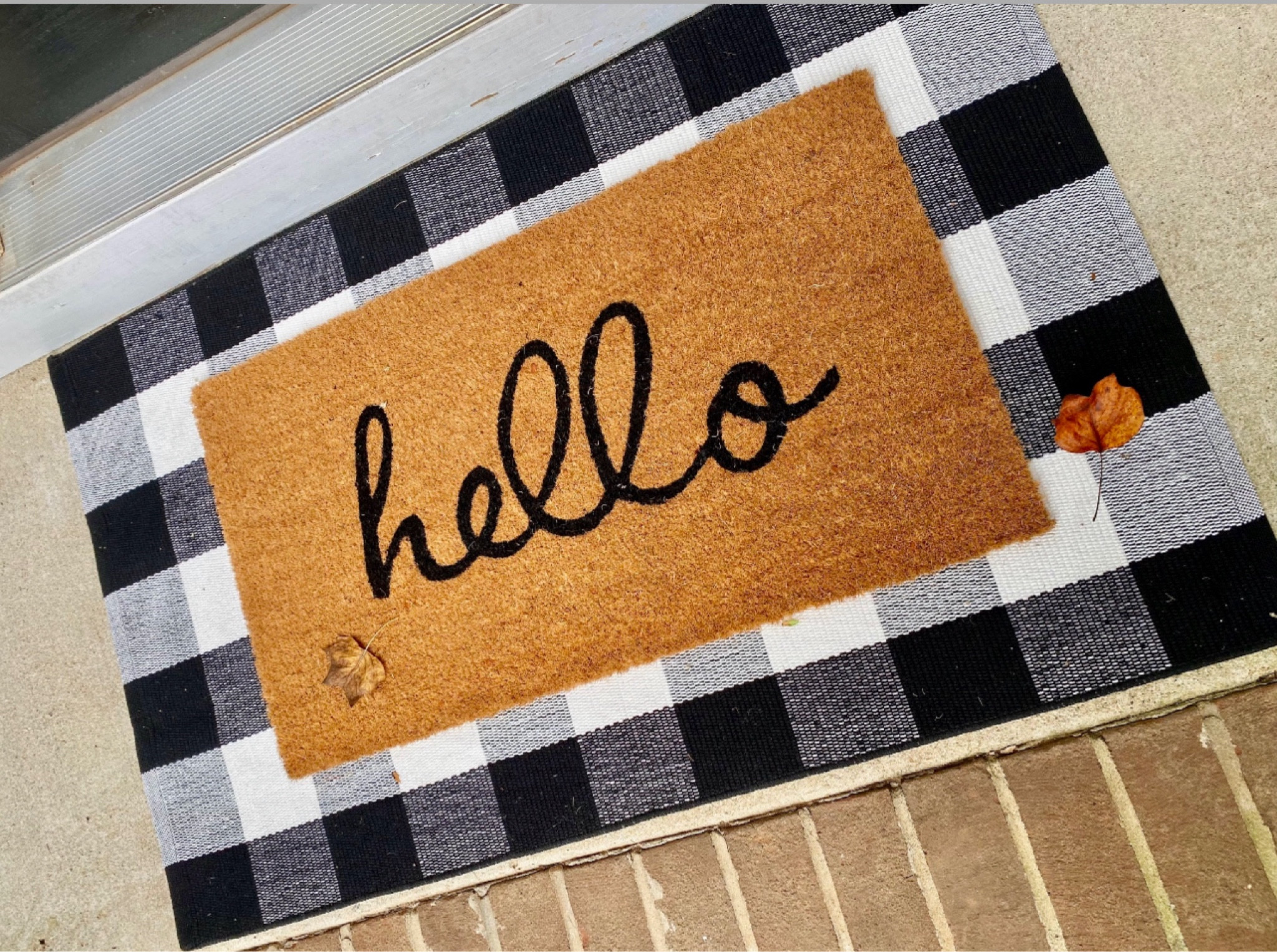 A layered rug look is a fun way to add some flair to your space mixing patterns! Here are some Fall inspired finds! 

#LTKFindsUnder50 #LTKHome #LTKSeasonal