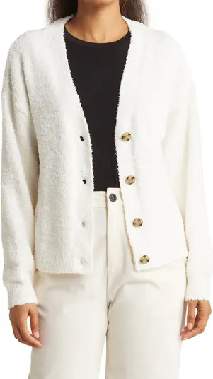 Sanctuary Plush V-Neck Button Cardigan | Nordstromrack | Nordstrom Rack