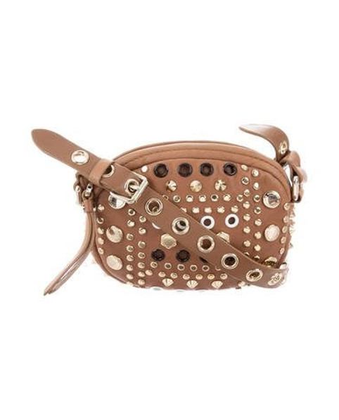 Marc by Jacobs Studded Crossbody Bag Brown | The RealReal