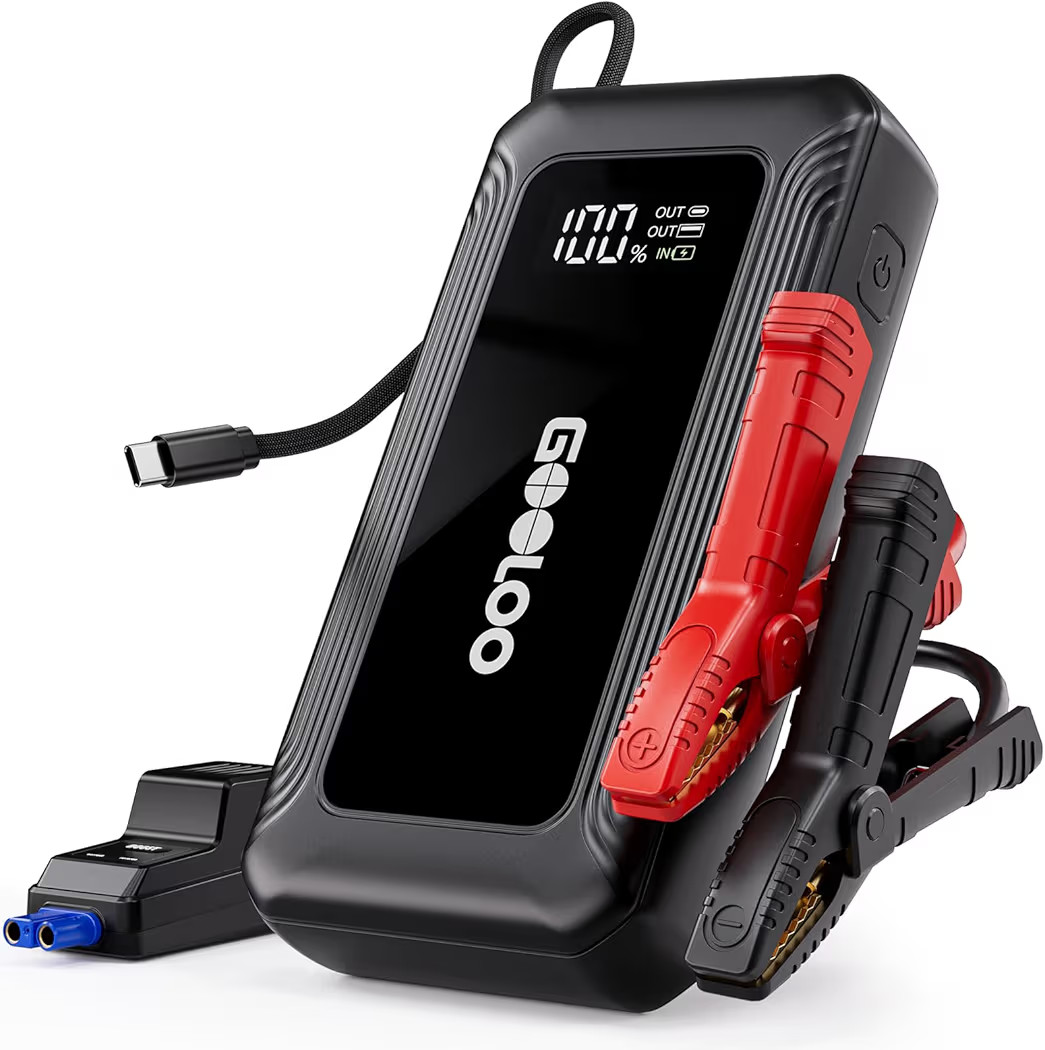 GOOLOO G7 3000A Jump Starter with Built-in Cable,Portable Power Bank for 45W Fast Charging,12V Su... | Amazon (US)