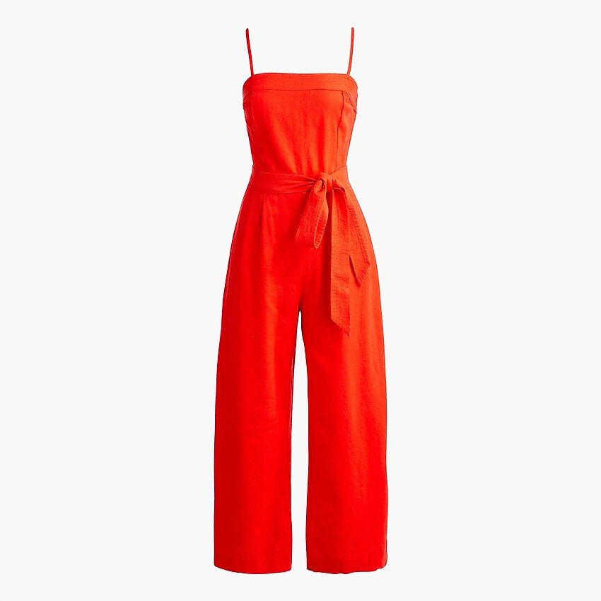 Linen-blend jumpsuit | J.Crew Factory