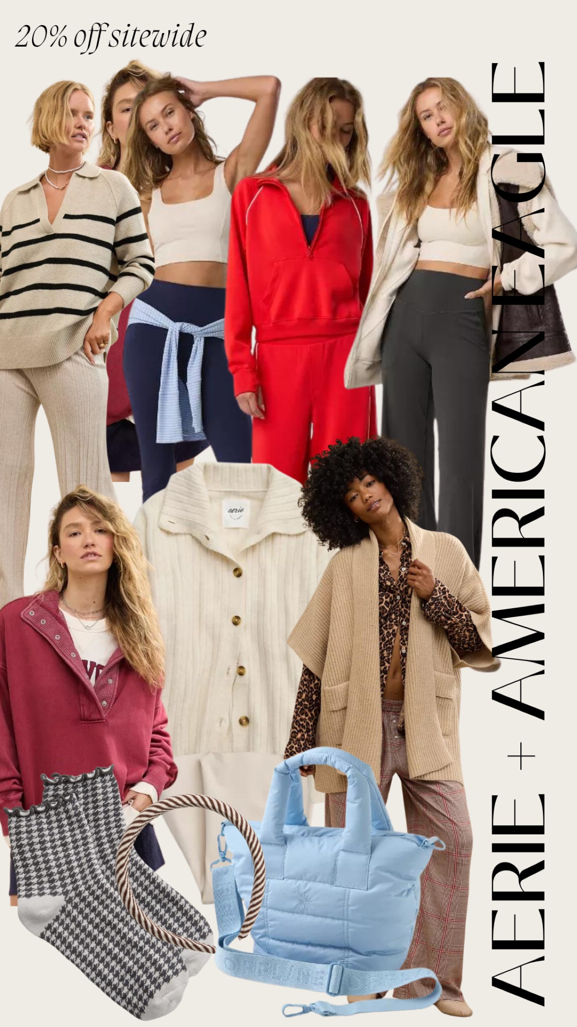20% off sitewide | Aerie + American Eagle … 

#LTKFitness #LTKFallSale #LTKSaleAlert