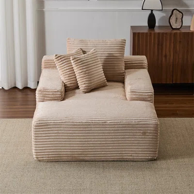 Oversized Chaise Lounge Chair Cozy Cloud Couch | Wayfair North America