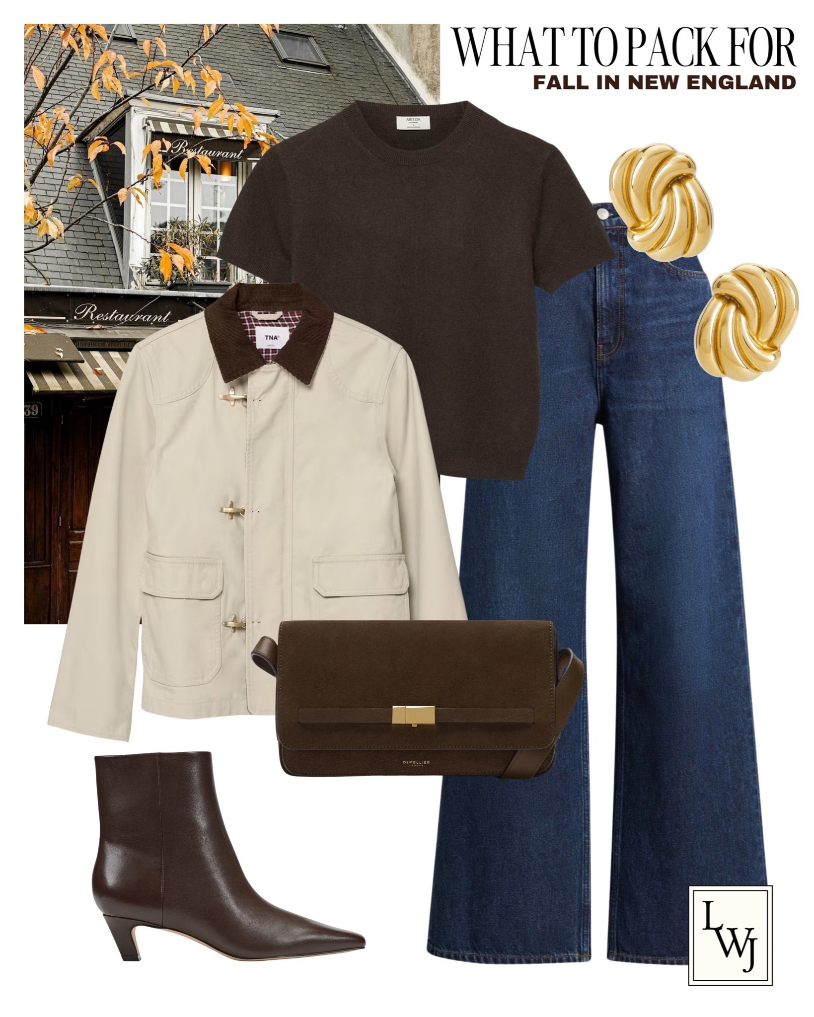 Fall New England outfit inspo 

Fall style / elevated style / autumn outfit / style over 30 / barn jacket / cashmere tee / dark blue wide leg jeans / Marc fisher booties / Demellier purse

#LTKootd #LTKTravel