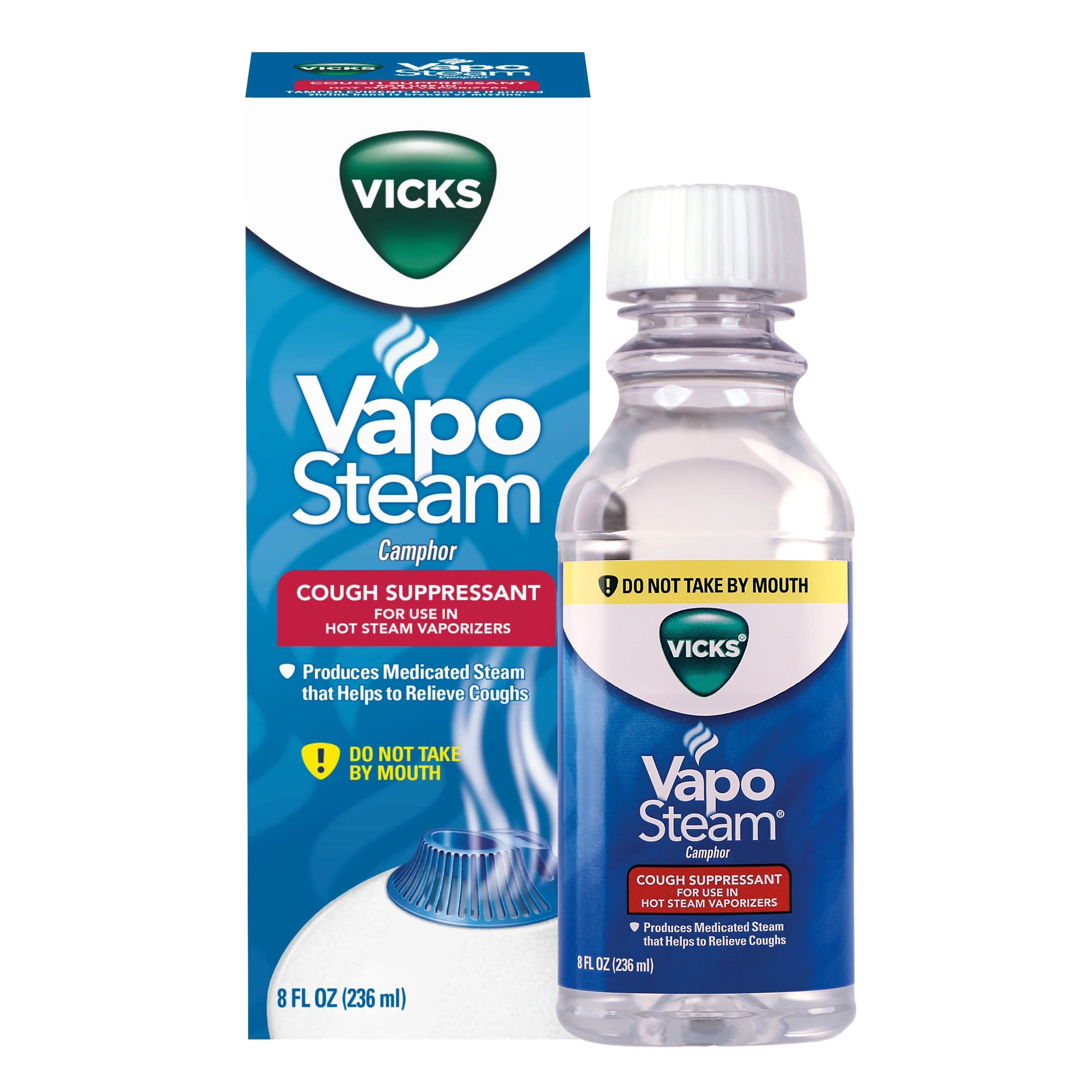Vicks Vapo Steam over the Counter Cough Suppressant, For Use in Vaporizers and Humidifiers, 8 fl ... | Walmart (US)