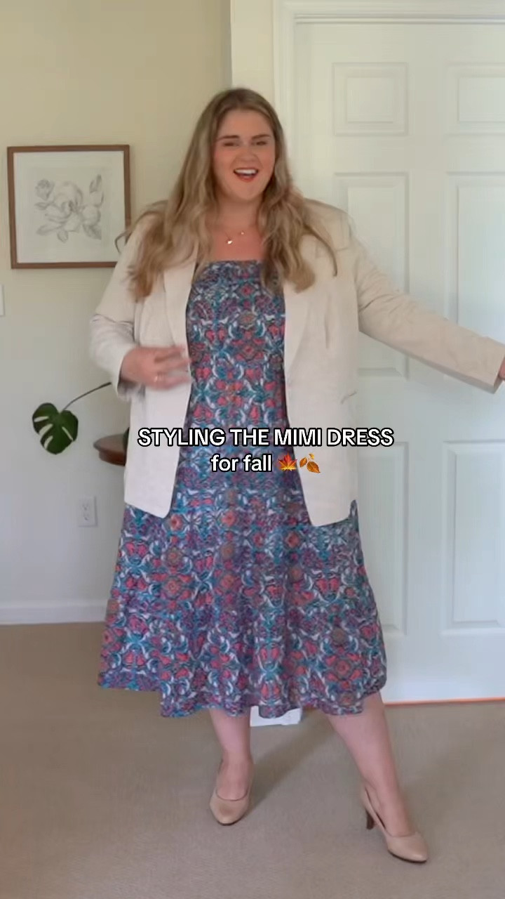 Styling my dress from Carla Kiley Collection for fall 🍁

#LTKPlusSize #LTKVideo