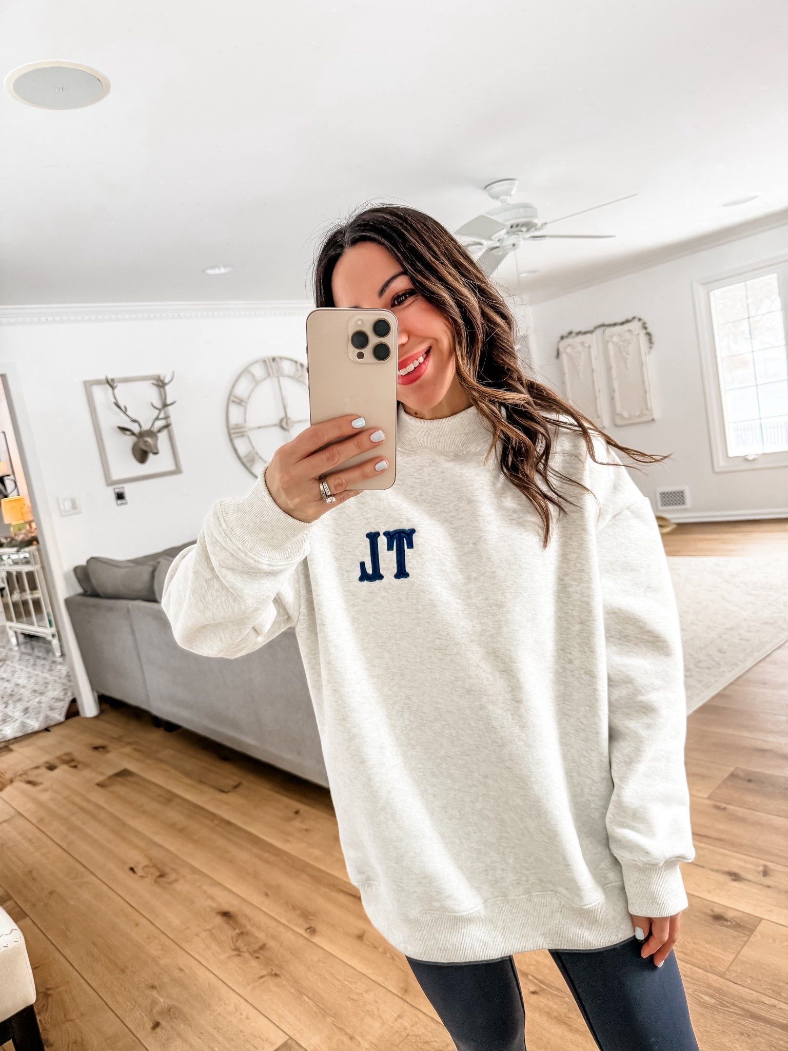 Sprinkled with pink code TAMMY10. Wearing small mock neck sweatshirt. Valentine’s Day, gift, ideas, monogram gifts, personalized gifts, customized gifts.



#LTKValentine #LTKOver40