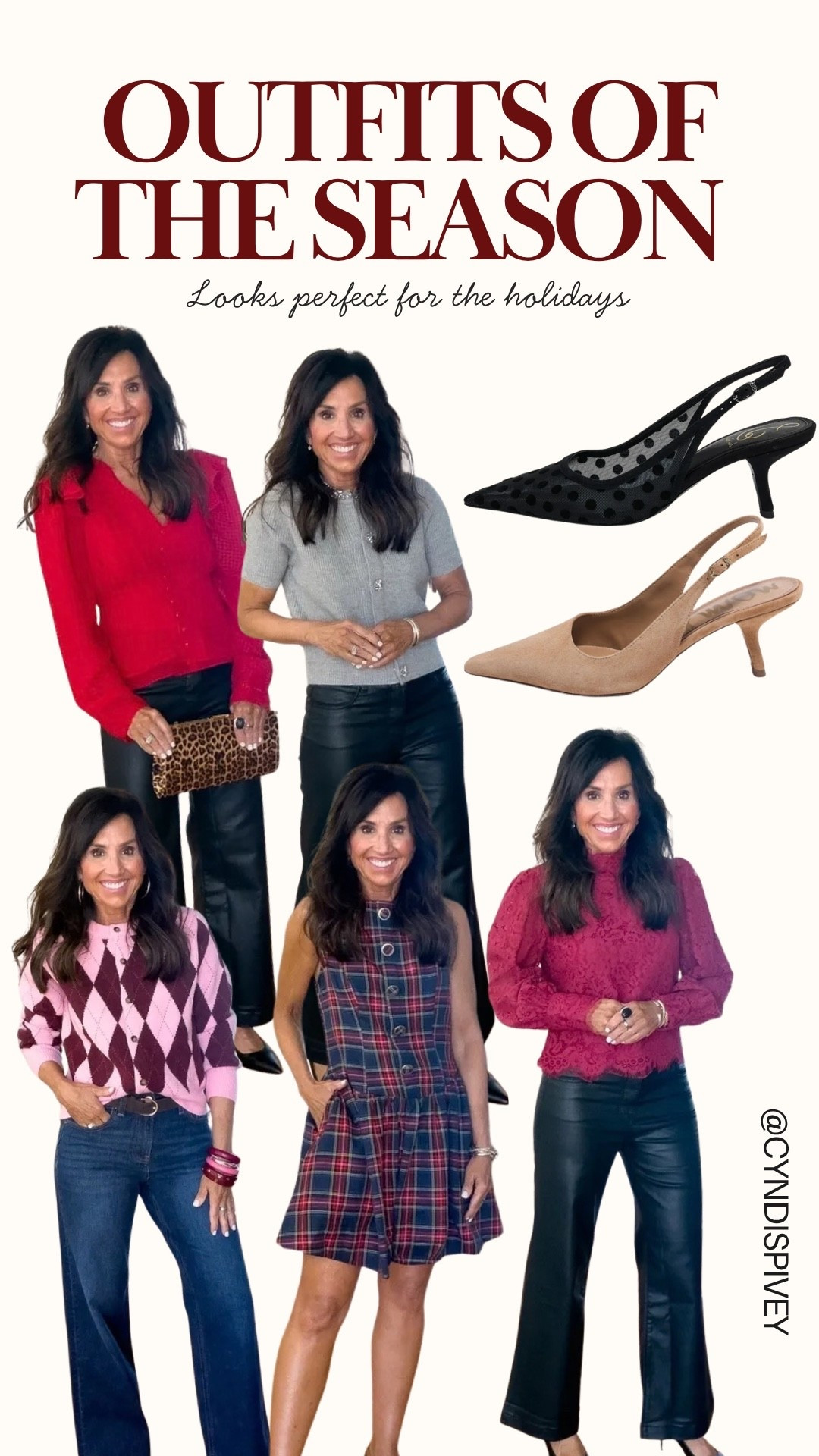 Outfit inspo for all your holiday parties❤️🎁🎄#LTKSeasonal #LTKOver40 #LTKootd