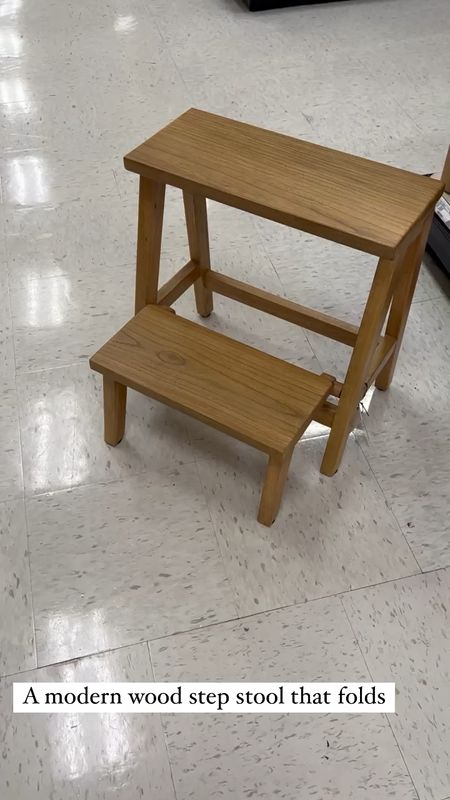 A wood stepstool under $50 whose lower step folds up.

#Stepstool #Ladder #WoodStepstool #KidsBathroom #KidsHomeDecor #HomeDecor #TargetFines

#LTKVideo #LTKfamily #LTKhome