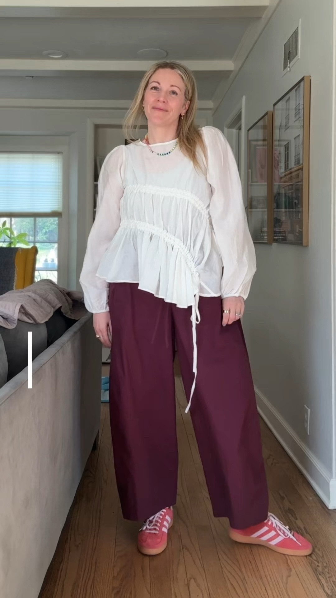 neutral outfit with a twist ￼

#LTKMidsize #LTKOver40 #LTKootd