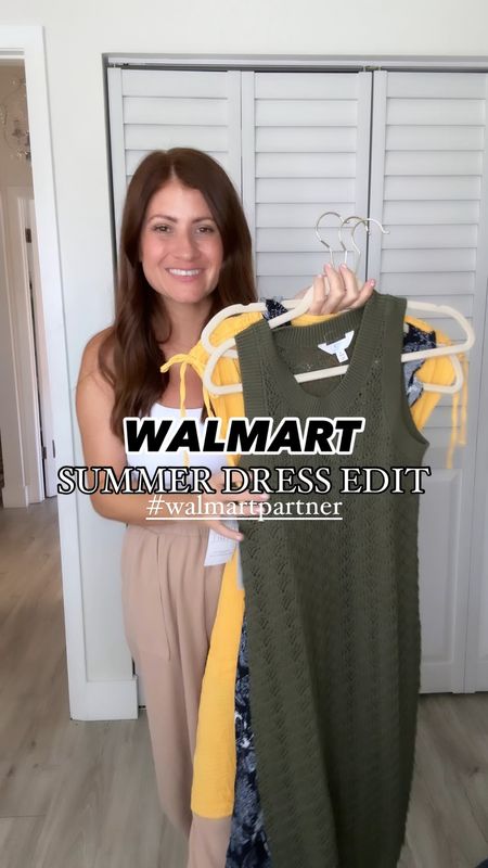 #walmartpartner Excited to partner with Walmart to share 2 perfect summer dresses you aren’t going to want to miss out on! 

Follow me for more affordable fashion and Walmart finds! 

#walmartfashion @walmartfashion @walmart #walmart

Wearing:
Green- small
Navy- small (if between sizes, size down)
Yellow- xsmall but need a small


#LTKStyleTip #LTKFindsUnder50 #LTKOver40