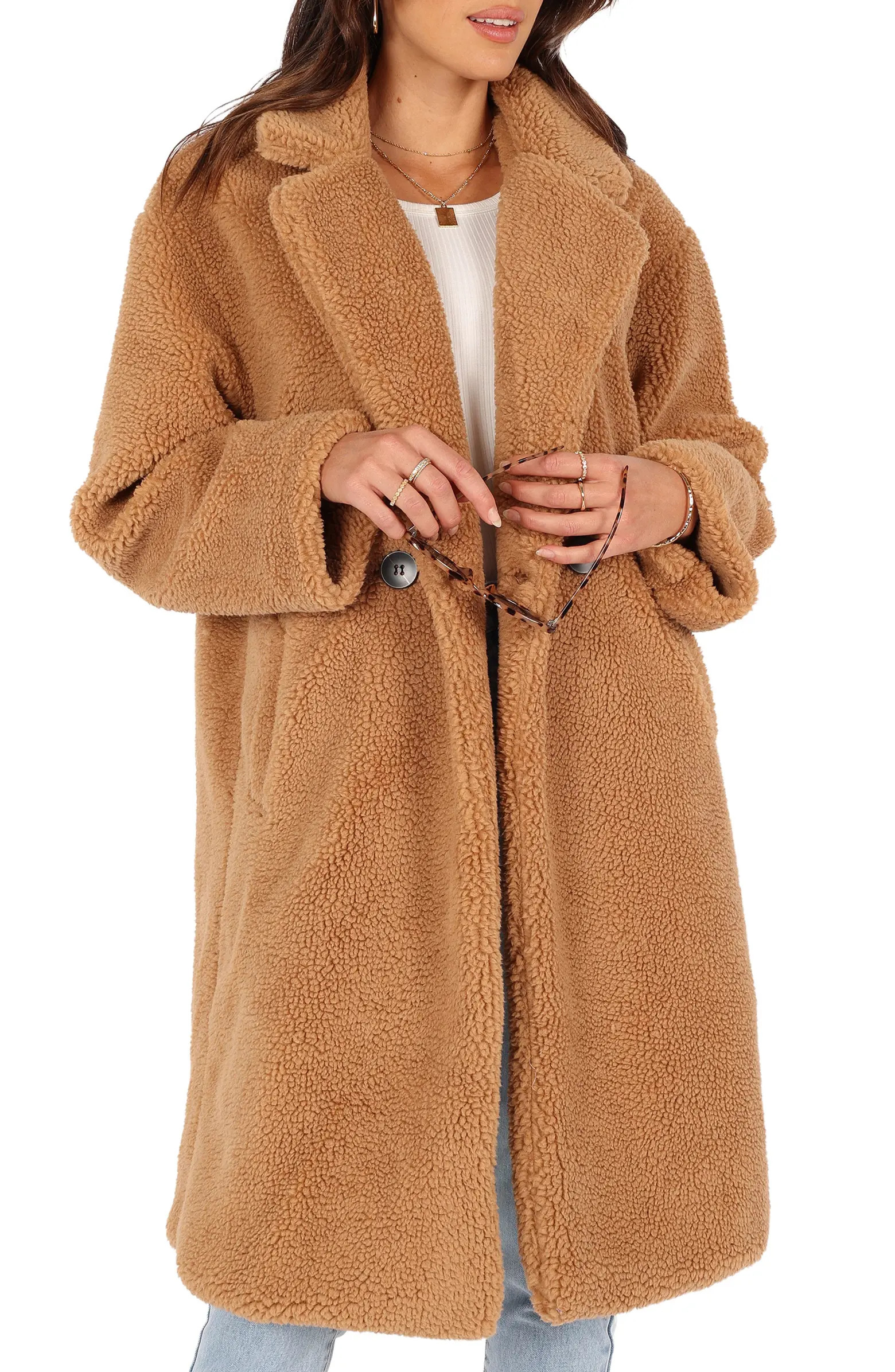 Beatrice Oversize Faux Shearling Coat | Nordstrom